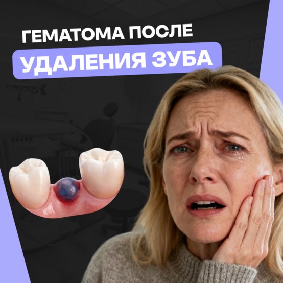 Что делать, если образовалась гематома после удаления зуба