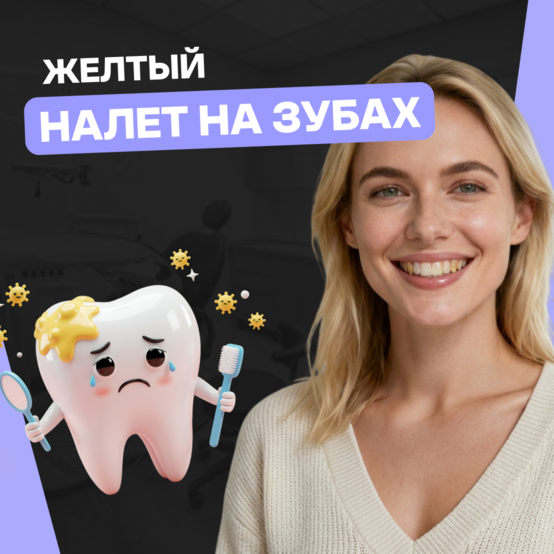 Как убрать жёлтый налёт на зубах