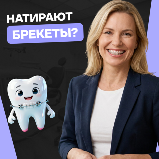 Что делать, если натирают брекеты