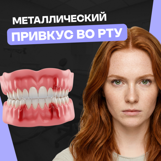 Металлический привкус во рту