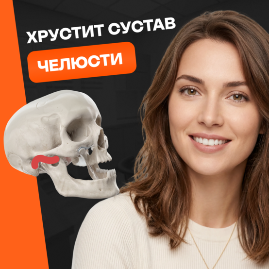 Щёлкает и хрустит челюсть