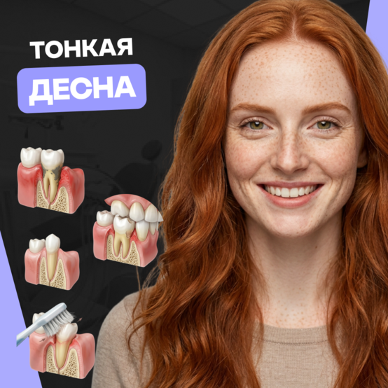 Тонкая десна: что это значит и нужно ли её лечить