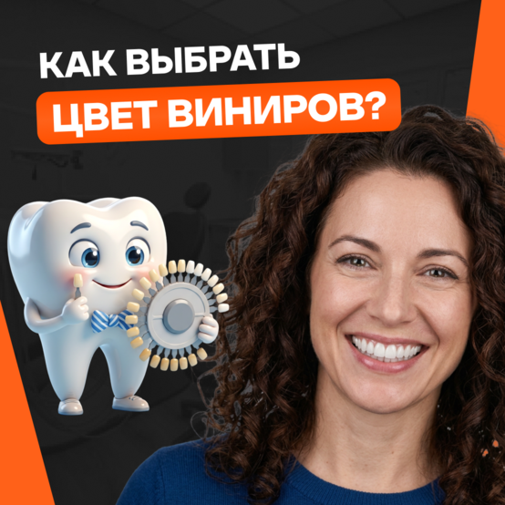 Как выбрать цвет виниров