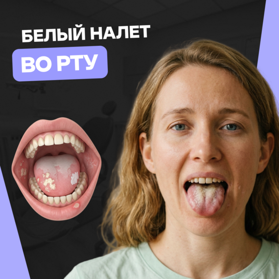 Белый налёт во рту